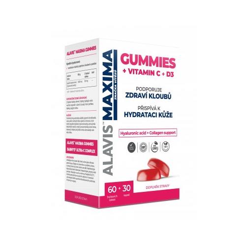 ALAVIS MAXIMA GUMMIES pro lidi, 60 tablet + 30 kapslí ALAVIS MAXIMA GUMMIES, 60 tablet + 30 kapslí