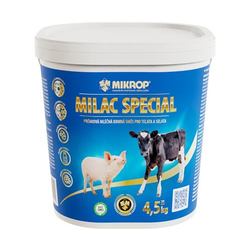 Mléčná náhražka pro zvířata Mikros Milac Special, 4,5 kg Mléčná náhražka pro zvířata Mikros Milac Special, 4,5 kg