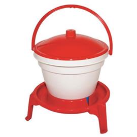Napájecí kbelík pro drůbež s nožičkami