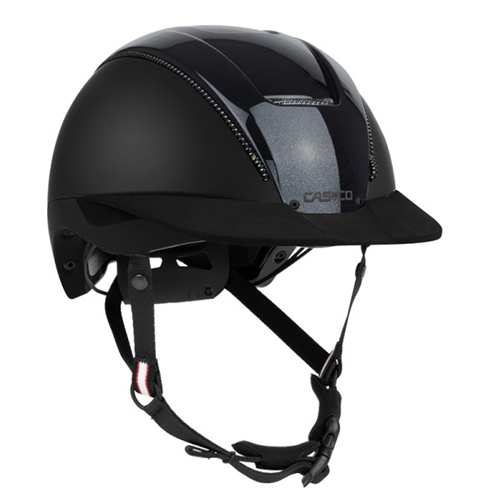 Jezdecká přilba Casco Duell, černá - vel.  L (58-60cm) Přilba jezdecká CASCO Duell, černá, 58-60 cm