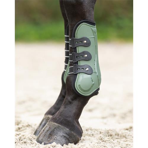 Přední chrániče QHP Champion, olivové - olivové, Cob Tendon boots Champion