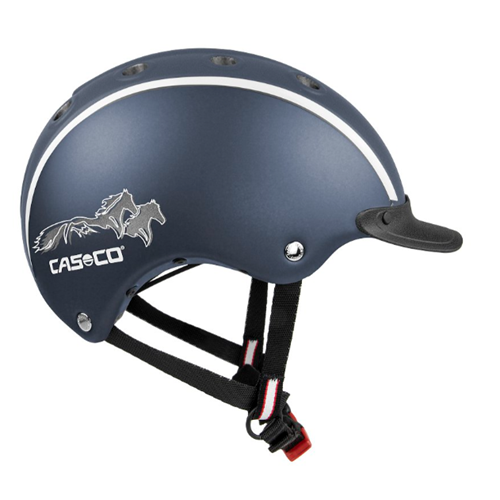 Přilba jezdecká CASCO Choice mat, modrá, S (52-56) Přilba jezdecká CASCO Choice mat, modrá, S (52-56)