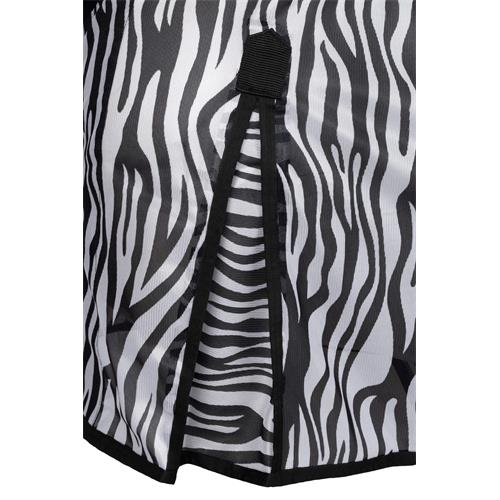 Deka proti hmyzu Horze Defender s krkem, zebra - 125/175 cm Deka síťovaná Horze Defender s krkem, zebra 125 cm