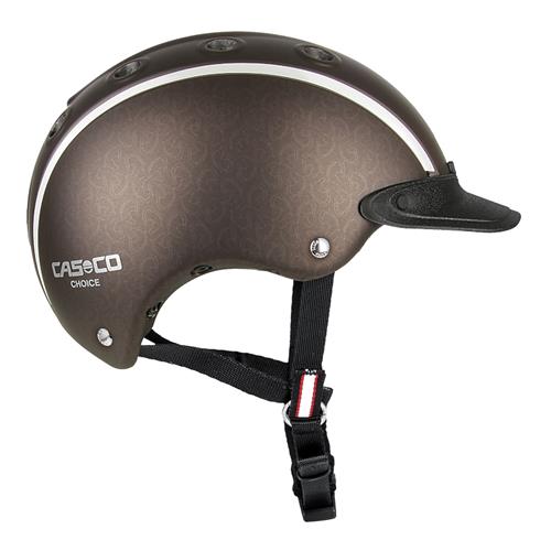 Přilba jezdecká Casco Choice 2, hnědá, vel. 52-56 Přilba jezdecká Casco Choice 2, hnědá, vel. 52-56