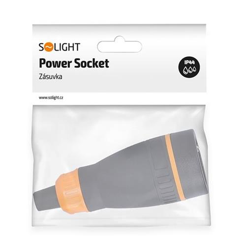 Zásuvka do vlhka Solight, přímá, IP 40, 230V/16A Zásuvka do vlhka Solight, přímá, IP 40, 230V/16A