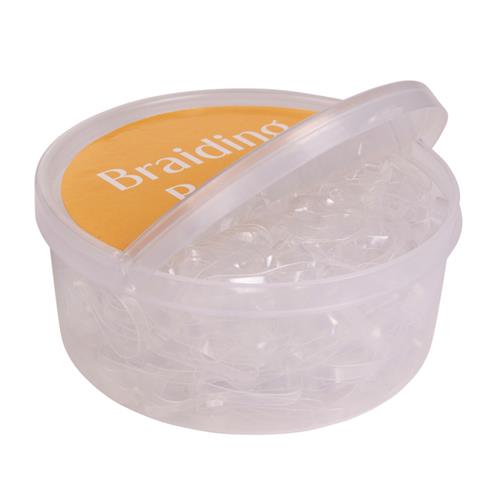 Gumičky na hřívu QHP silikon, transparent, 50 gr Gumičky na hřívu QHP silikon, transparent, 50 gr