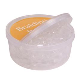 Gumičky na hřívu QHP silikon, transparent, 50 gr