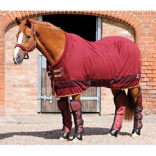 Odpocovací deka Premier Equine Buster - vínová - vel. 140/191 cm Deka Premier Equine Buster fleece,vínová,vel.140cm