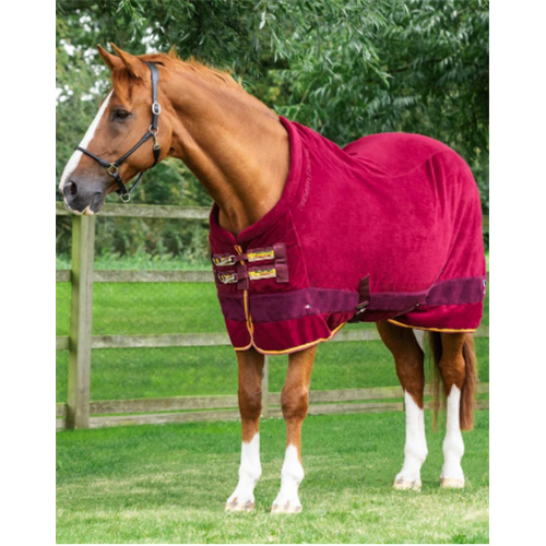 Odpocovací deka Premier Equine Buster - vínová - vel. 140/191 cm Deka Premier Equine Buster fleece,vínová,vel.140cm