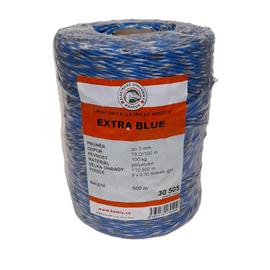 Polyetylenové lanko pro elektrické ohradníky EXTRA BLUE 3 mm