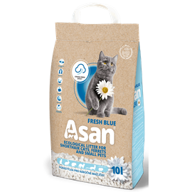 Stelivo pro kočky ASAN Cat Fresh Blue, 10 l