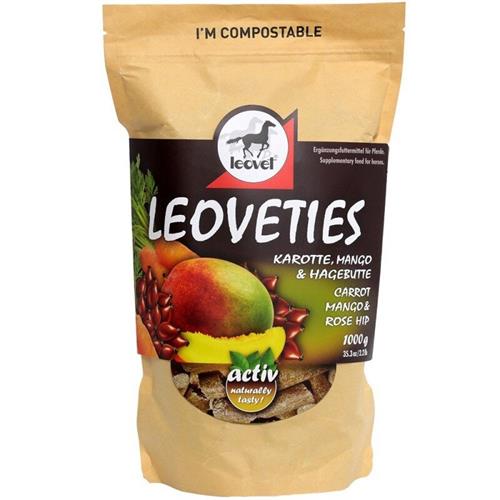 Pamlsky pro koně Leoveties, mrkev, mango a šípek, 1 kg Pamlsky pro koně Leoveties, mrkev, mango a šípek, 1 kg