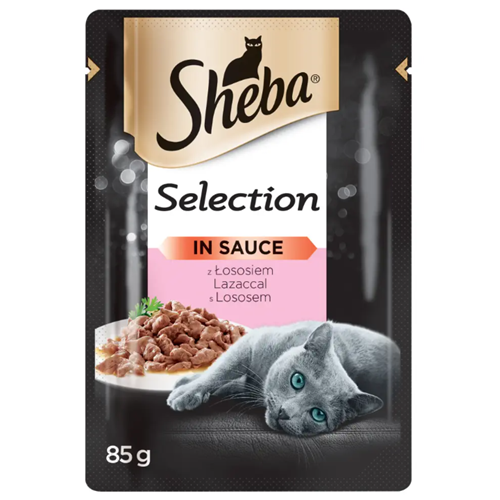 Sheba Selection in Sauce s lososem 85 g sheba