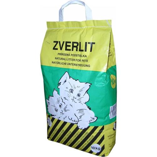 Hrubé stelivo Zverlit zelený, 10 kg Stelivo Zverlit zelený hrubá 10 kg