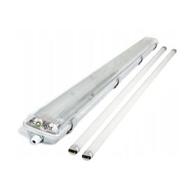 LED svítidlo ECOlight  120 cm, 2x LED trubice 18W, 2x 1800 lm, studená bílá