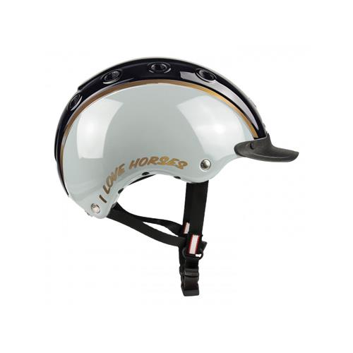 Přilba jezdecká CASCO Nori černo-bílá, vel. S  52-56 cm Přilba jezdecká CASCO Nori černo-bílá, vel. S  52-56 cm