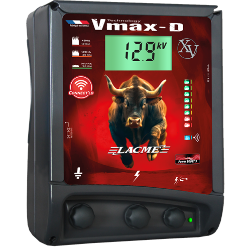 Zdroj pro elektrický ohradník LACME VMAX XV-D, Connect'LD, kombinovaný, 5 J Zdroj pro elektrický ohradník LACME VMAX XV-D, Connect'LD, kombinovaný, 15 J