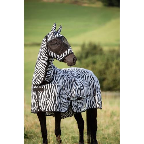 Maska proti hmyzu Covalliero s ušima, zebra - vel. Pony Maska proti hmyzu Covalliero Zebra s ušima, vel. Pony