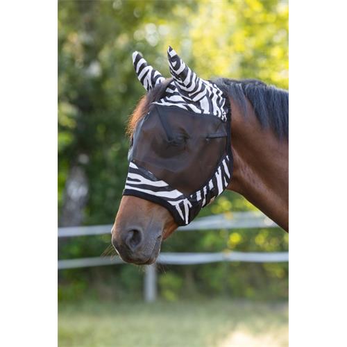 Maska proti hmyzu Covalliero s ušima, zebra - vel. Pony Maska proti hmyzu Covalliero Zebra s ušima, vel. Pony