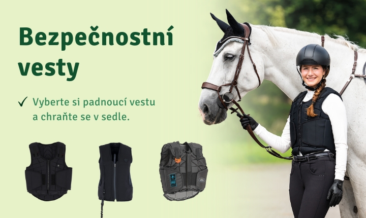 Bezpečnostní vesty na koně