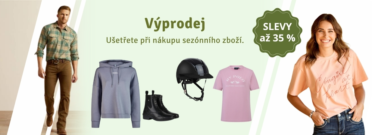 Výprodej jezdecké potřeba