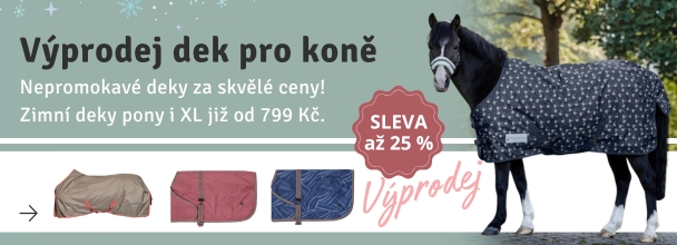 Výprodej dek pro koně