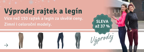 Výprodej rajtek a legín